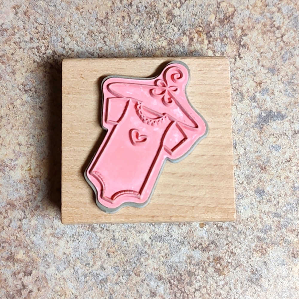 😻 3 For $15 Cute Onesie/Bodysuit Rubber Stamp ~ Decorate Your Boxes